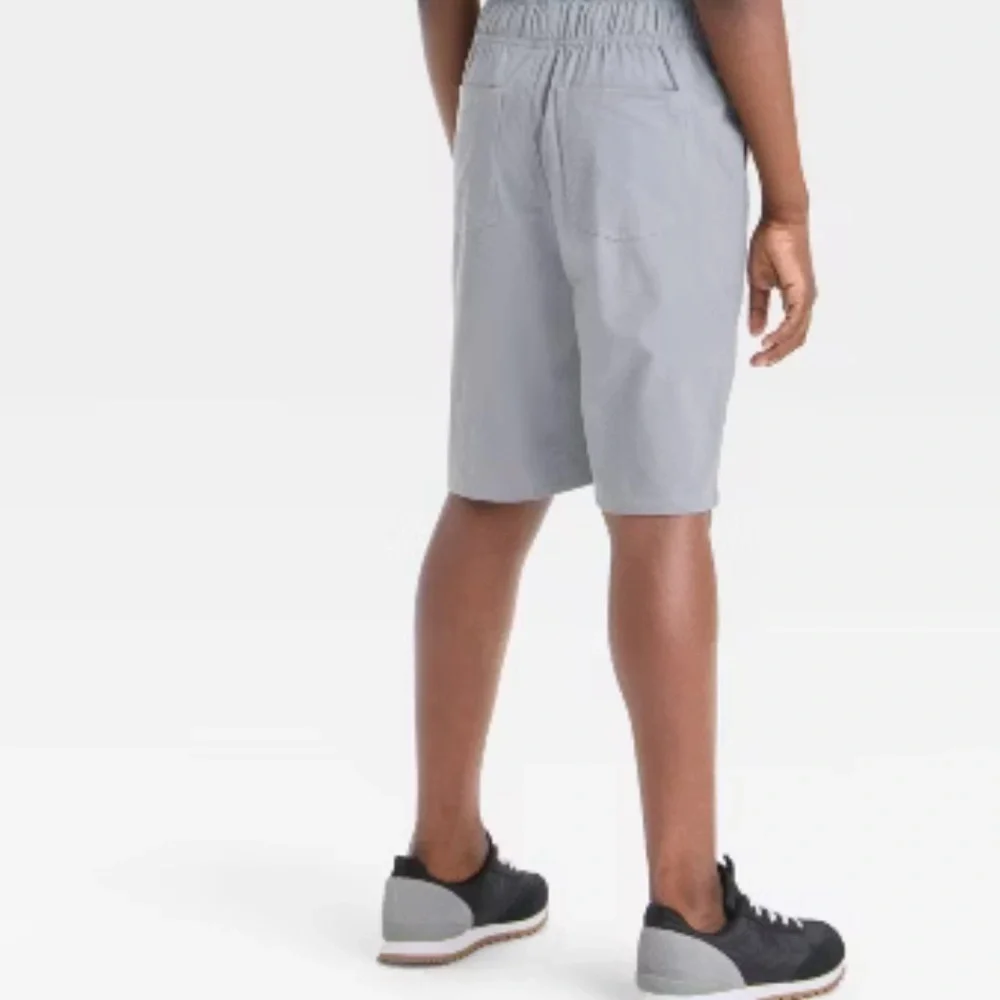 Boys Minecraft Gray Woven Shorts‎